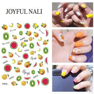 [Hàng mới về] Sticker Dán Móng Hình Trái Cây 3d