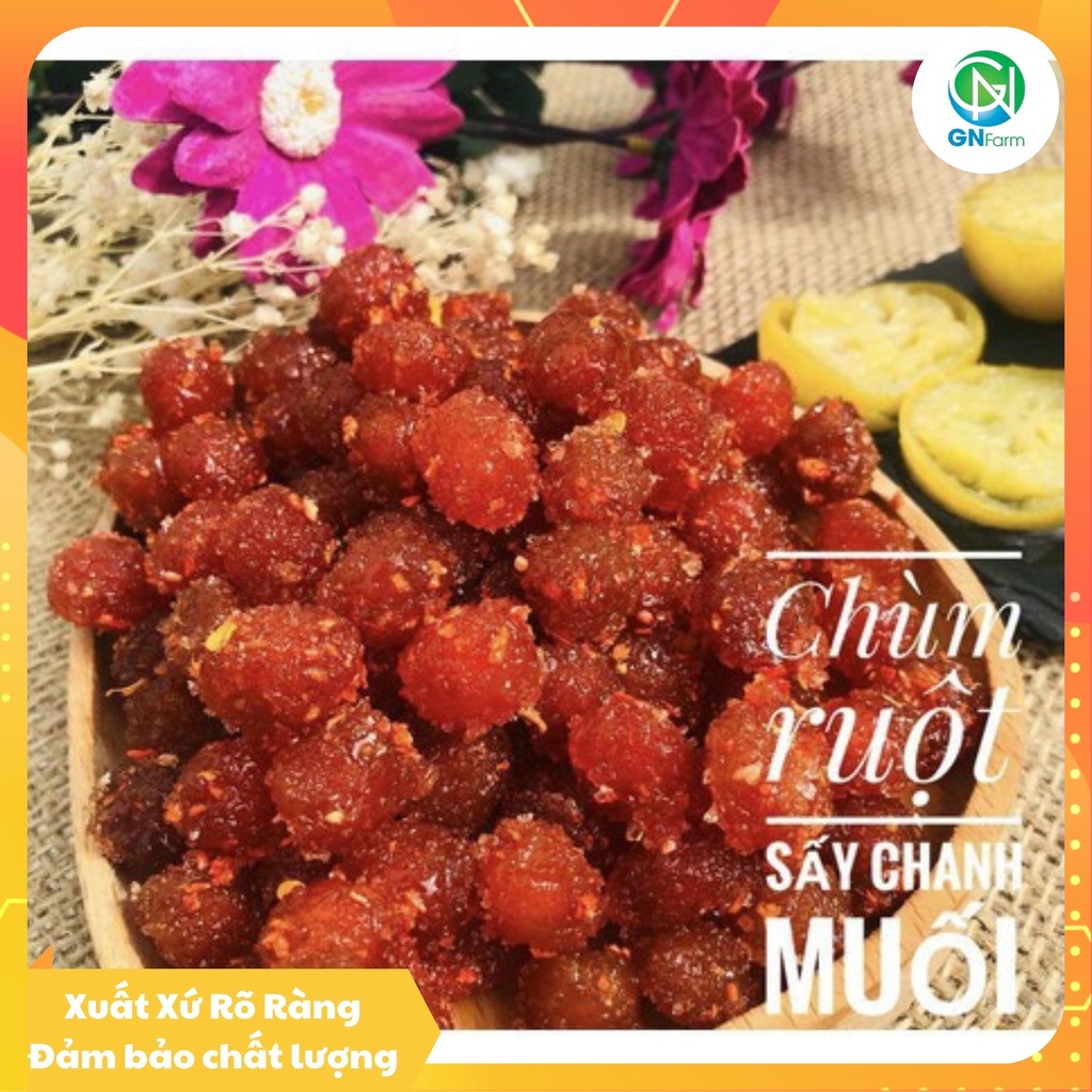 Chùm Ruột Sấy Chanh Muối Ớt Loại Ngon Ăn Là Ghiền - 500g