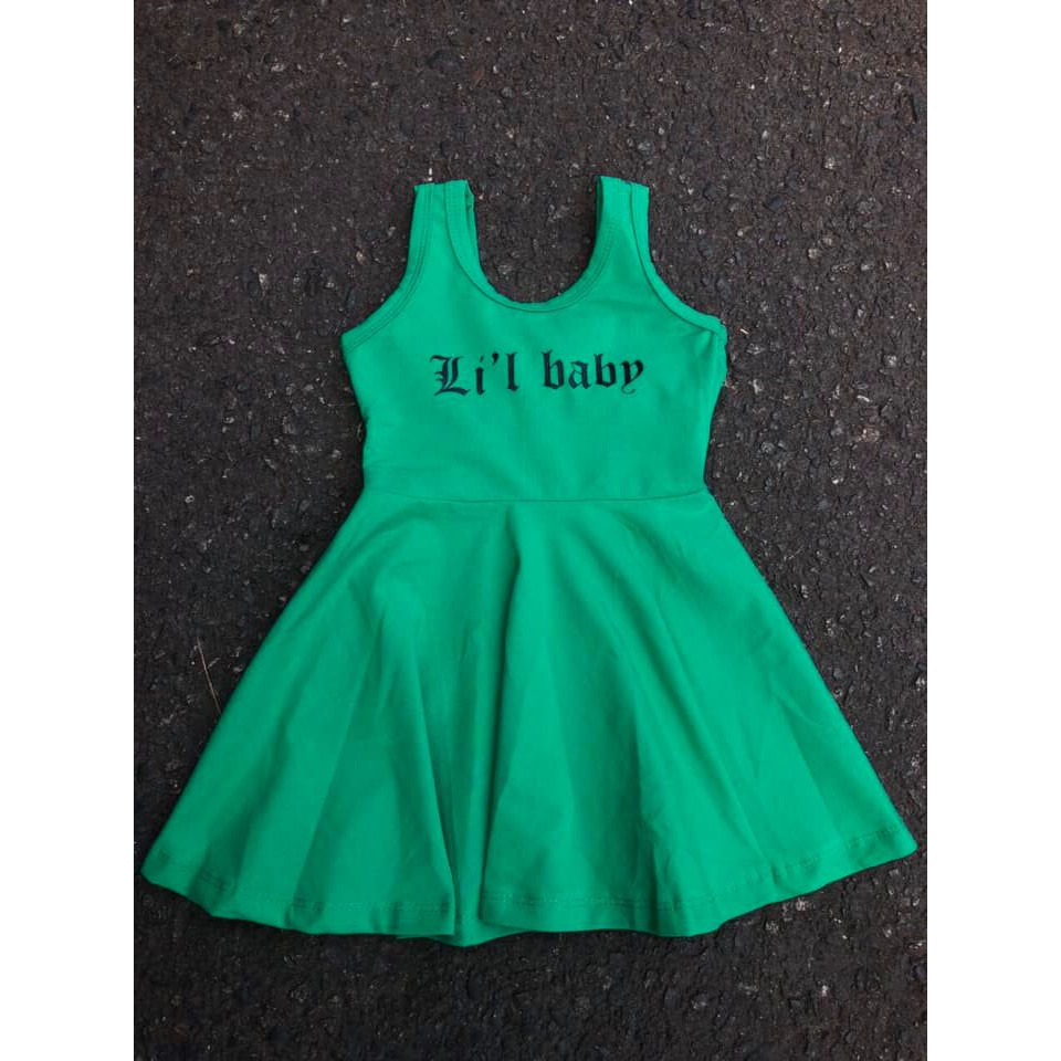 Đầm bé gái từ 1-5 tuổi (8 - 16 kg) cut-out siêu cá tính cho ngày hè năng động (hình thật)