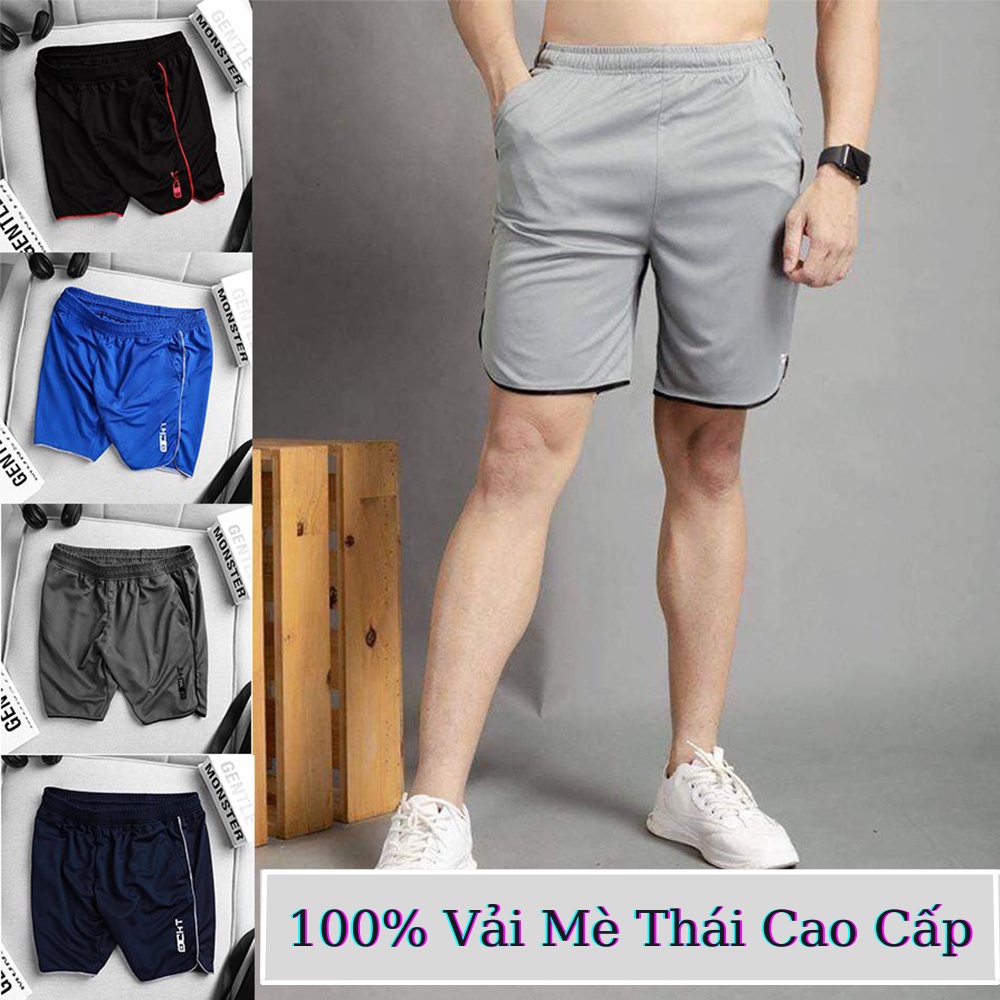 [COMBO 4] Quần short Thể Thao Nam quần lửng ngang đùi ECHT tập gym vải mè thoáng mát chuẩn form - 𝐐𝐃𝐄𝐂𝐇𝐓