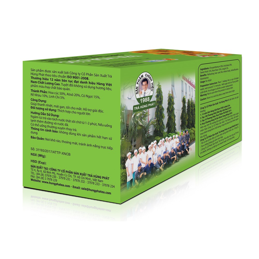 TRÀ HOA CÚC TÚI LỌC Thượng hạn - Thương Hiệu Hùng Phát | BigBuy360 - bigbuy360.vn