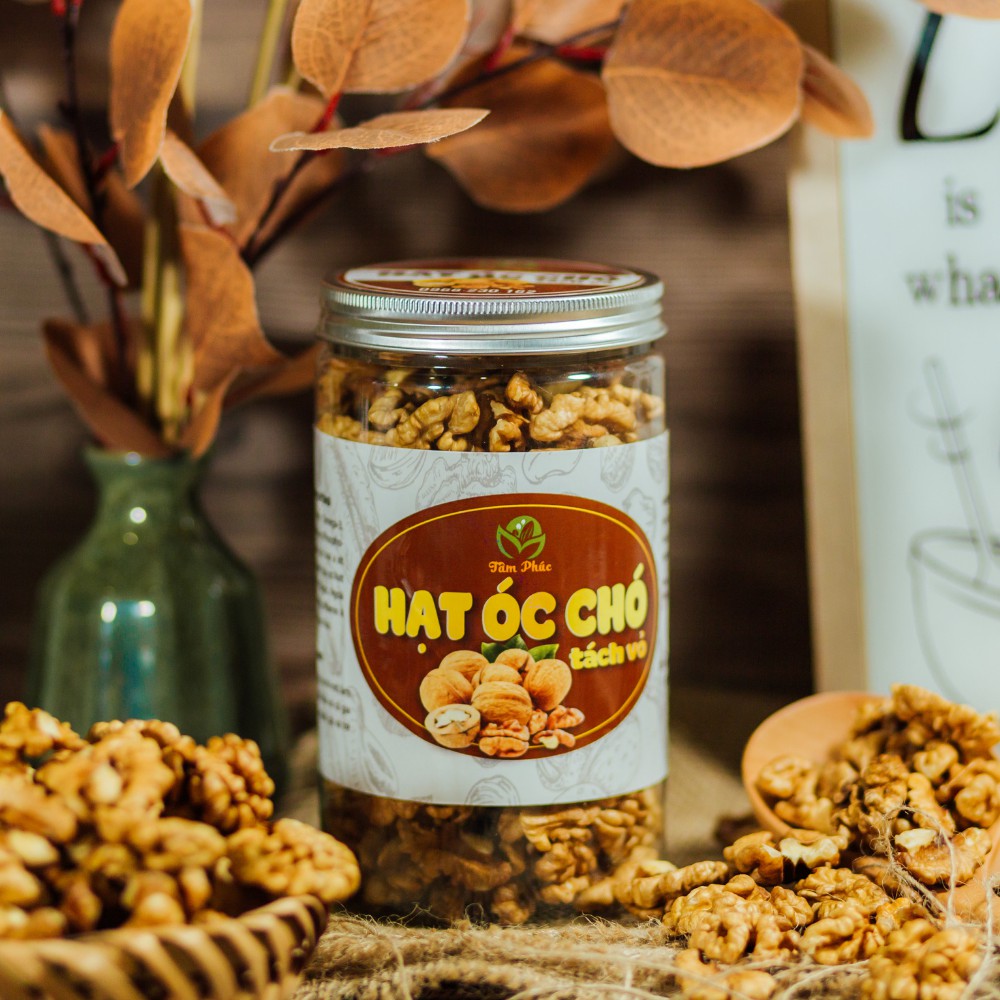 Hạt Óc Chó Hữu Cơ Sản Phẩm Dinh Dưỡng Tốt, Ăn Vặt Mọi Lứa Tuổi. Nhân Óc Chó Sấy Khô đã tách vỏ sẵn cực kì tiện lợi 100gr