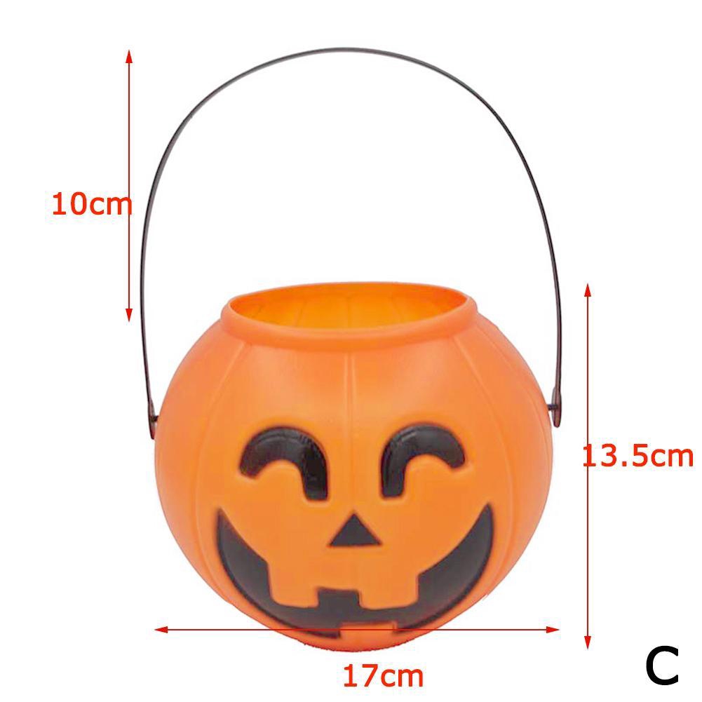 Túi đựng kẹo hình quả bí ngô dùng cho mùa Halloween