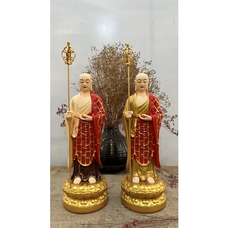 Tượng phật Mục kiền liên đứng 45cm