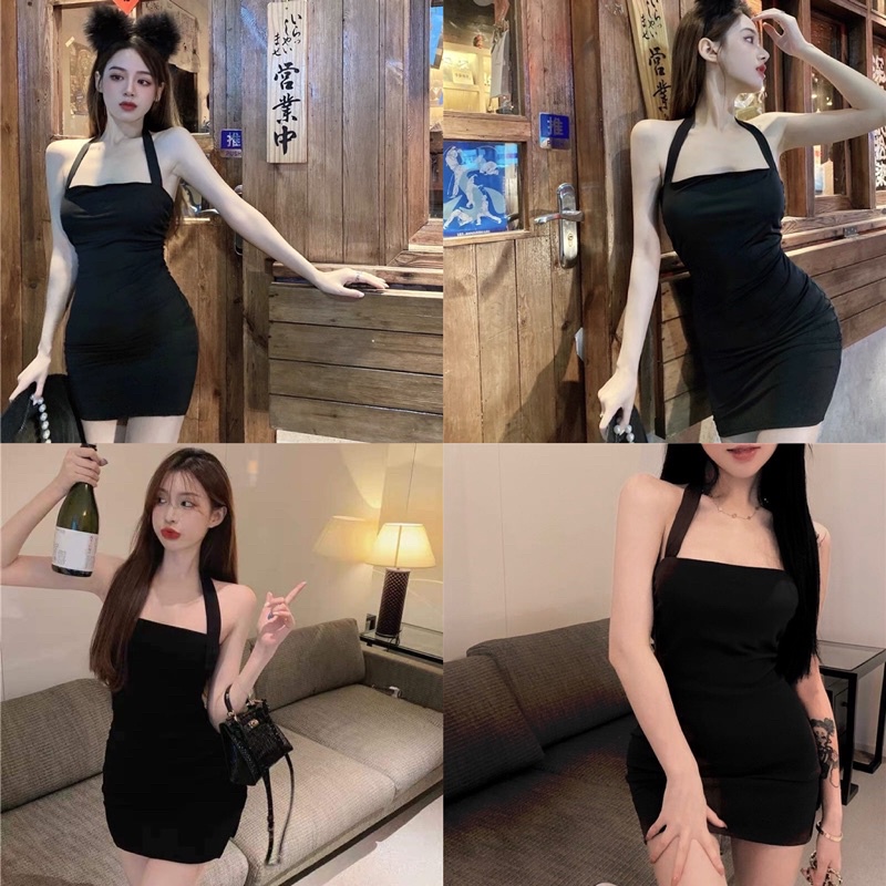 VÁY ÔM BODY CỔ TRÒN YẾM BASIC / ĐẦM BODY TREND 2021 | WebRaoVat - webraovat.net.vn