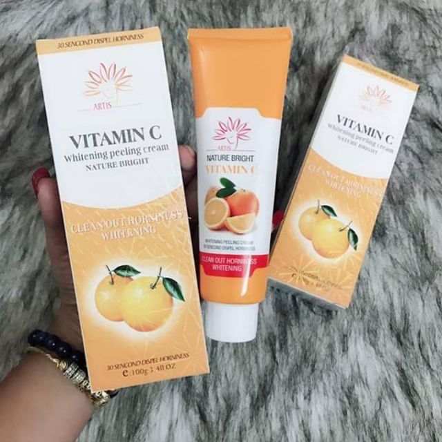 Tẩy tế bào chết vitamin C