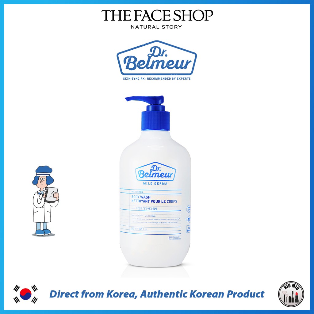 Dr. Belmeur Mild Derma Body Wash 500ml *ORIGINAL KOREA*