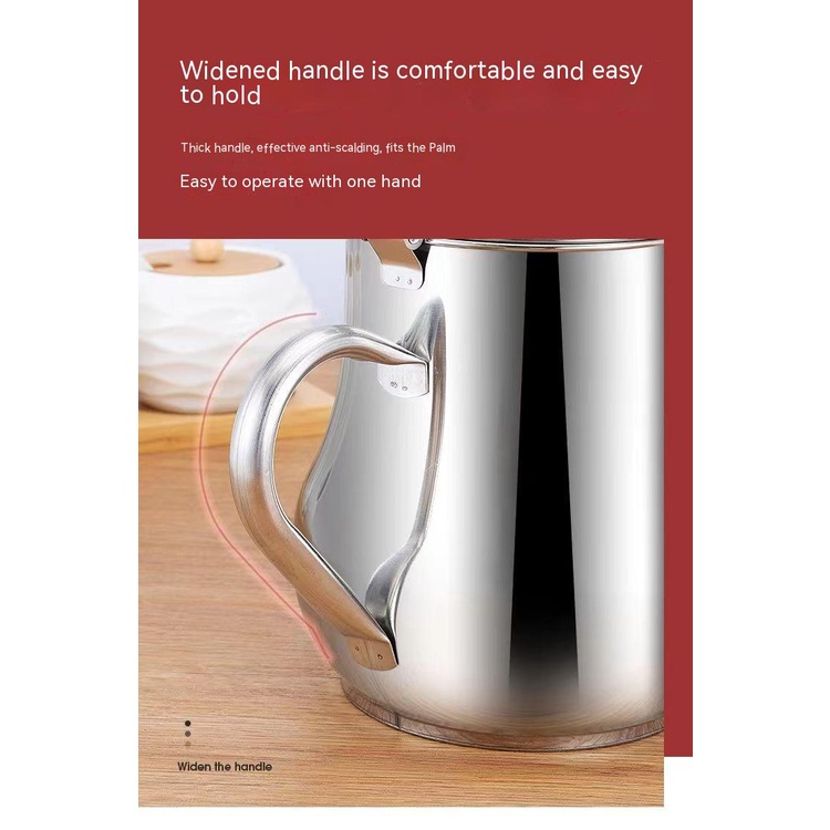 Bình Lưới Lọc Dầu Bằng Thép Không Gỉ Chống Rò Rỉ Tiện Dụng Cho Gia Đình