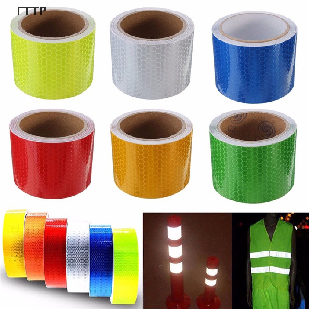 Cuộn Băng Keo Phản Quang Cảnh Báo An Toàn 5Cmx1M