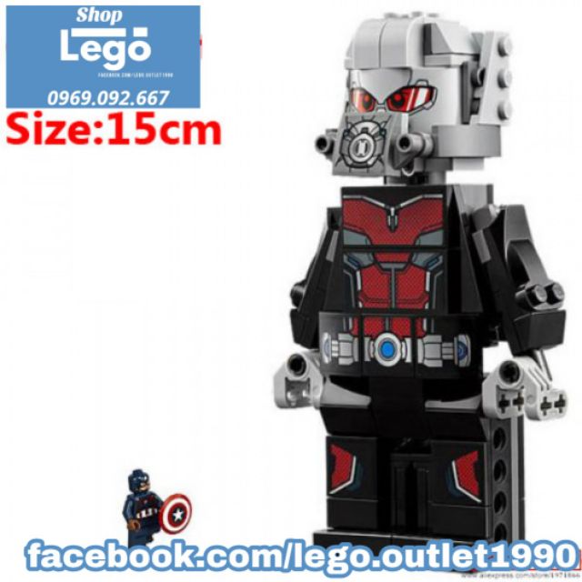 Xếp hình Người kiến Giant Ant-man Hulkbuster Lego Minifigures Lele D120