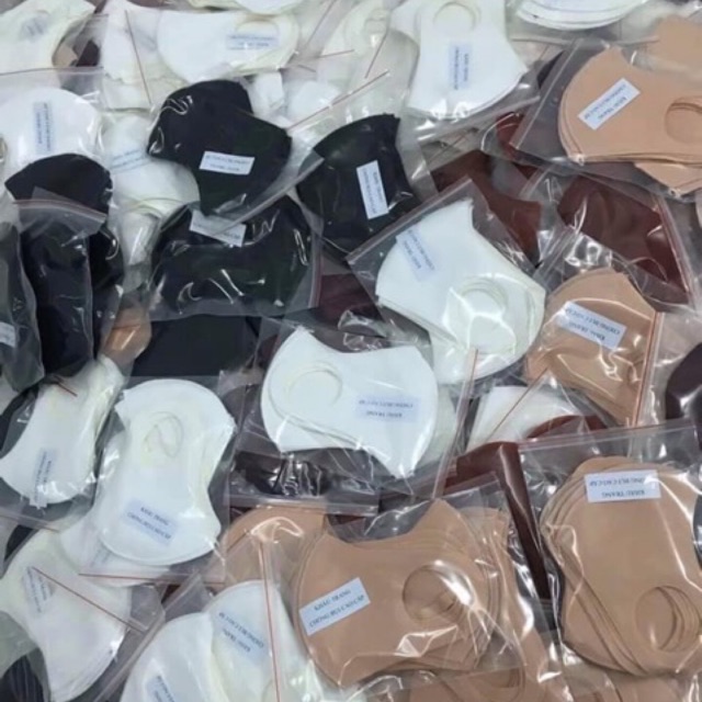 Khẩu Trang 3D Vải  Su Công Nghệ HQ Siêu bền được chọn màu