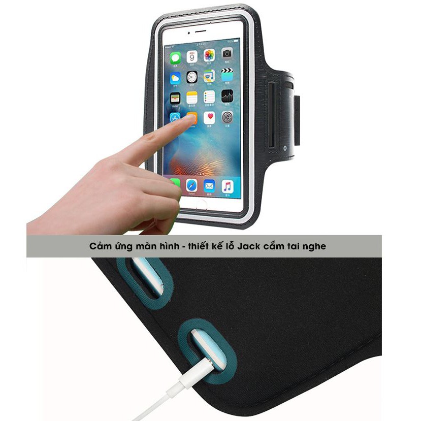 Bao đeo bắp tay cho điện thoại khi tập thể dục, chơi thể thao từ 5.5 inch