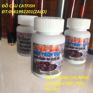 Bột Trùn Chỉ Câu Cá Chép,Troi,Rô Phi,Diếc-BỘT TRÙN TRỘN MỒI CÂU CÁ