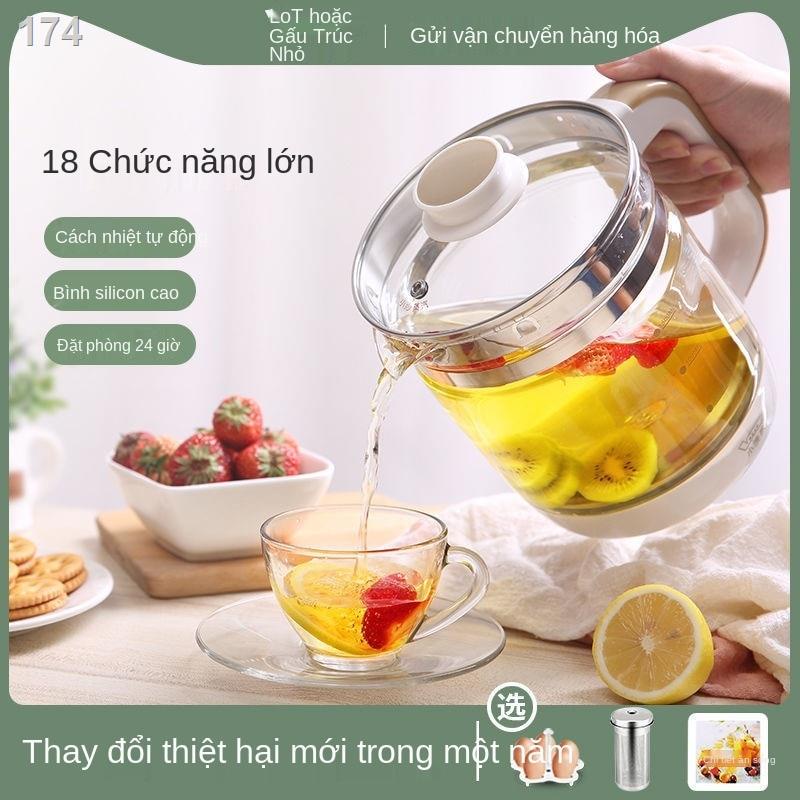 [bán chạy]Bình chăm sóc sức khỏe gấu trúc nhỏ đầy đủ thủy tinh tự động đa chức năng điện thơm trà gia đình nhà sản xuất