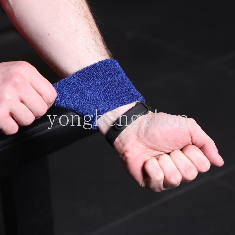 Băng Đeo Cổ Tay Cotton Thấm Hút Mồ Hôi Dùng Khi Chơi Thể Thao