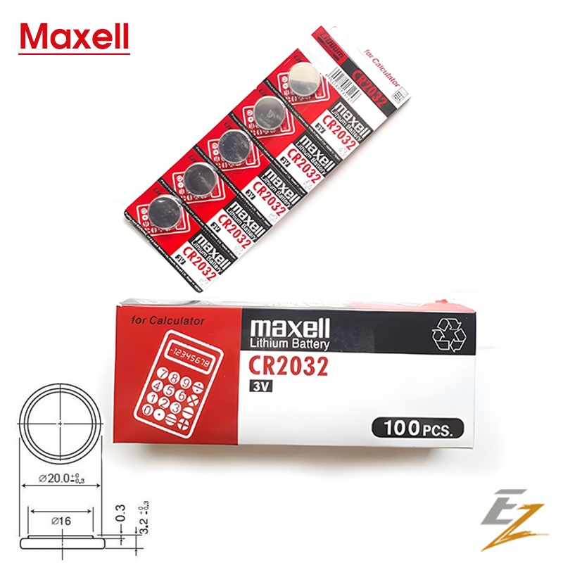PIN CHÍNH HÃNG CMOS Maxell CR2032 - 2032 LITHIUM 3V | EZ.MARKET