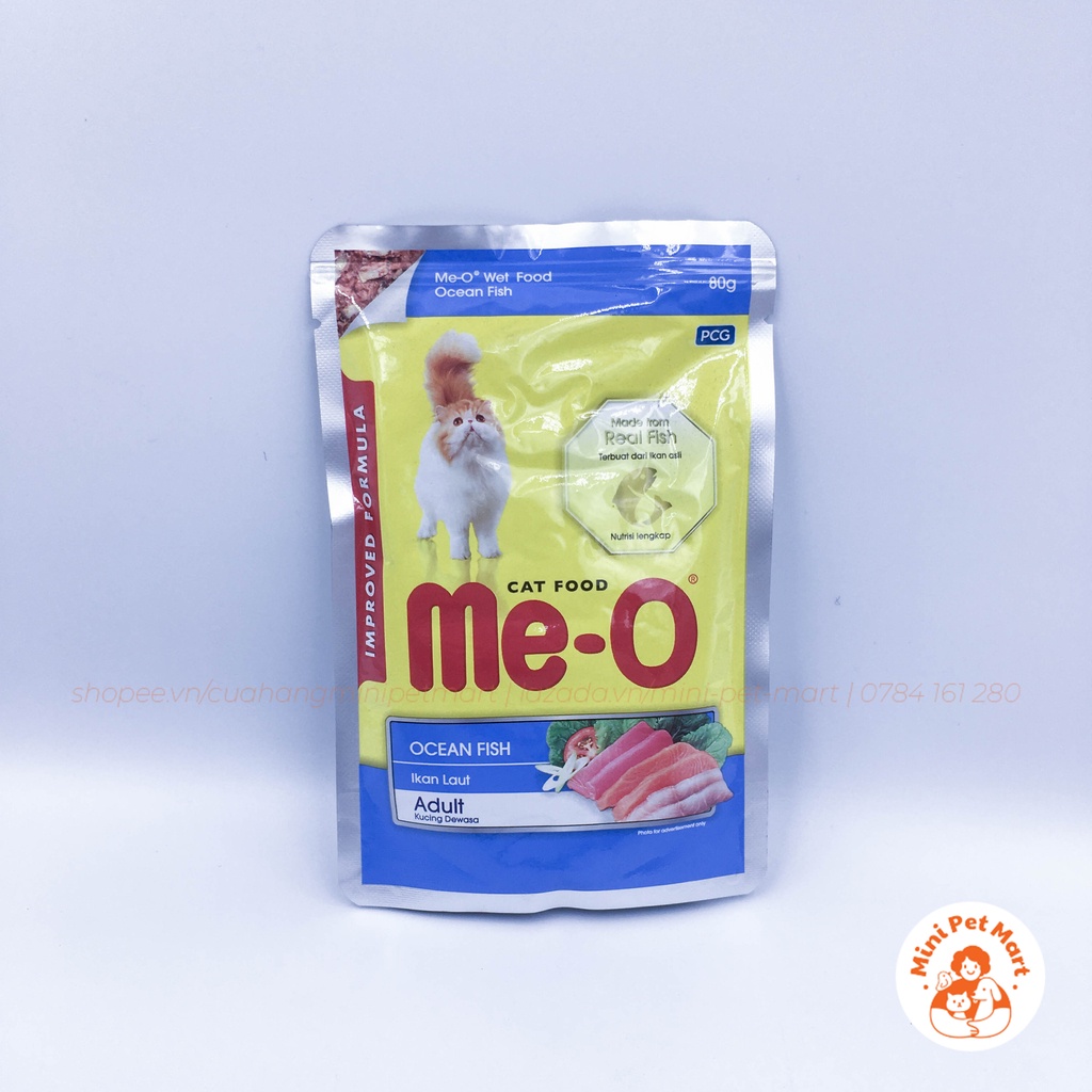 Pate gói cho mèo con và mèo trưởng thành ME-O 80g