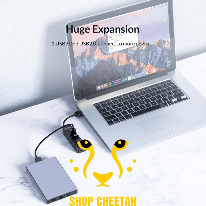 Hub Orico – Bộ chia 4 cổng USB 3.0 - Chính Hãng – USB3.0 Four – Port Hub – Bảo hành 12 tháng