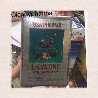 viên uống L -Cystine with Coenzyme Q10 hết rụng tóc ,nám tàn nhang ( hộp 60v)