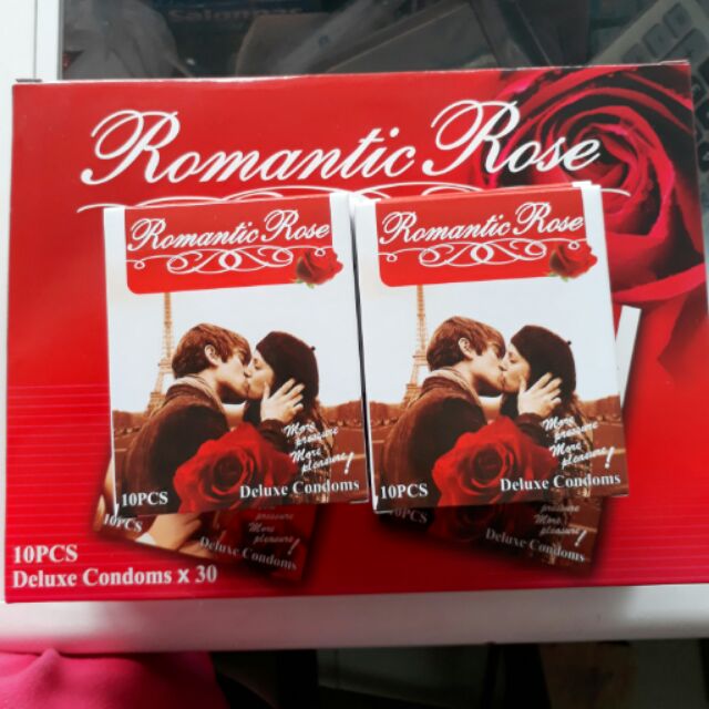 Combo 5 hộp (50 chiếc) bao cao su romantic rose
