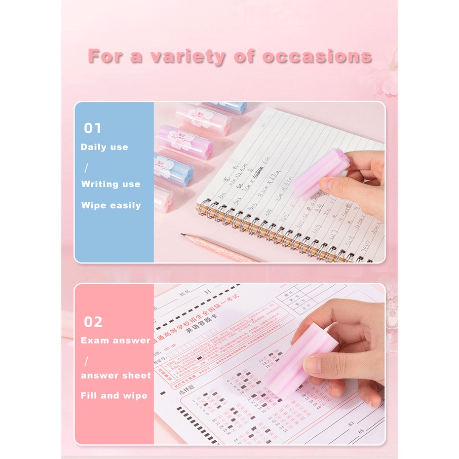 Cục Tẩy Bút Chì Hình Hoa Anh Đào Deli 71136