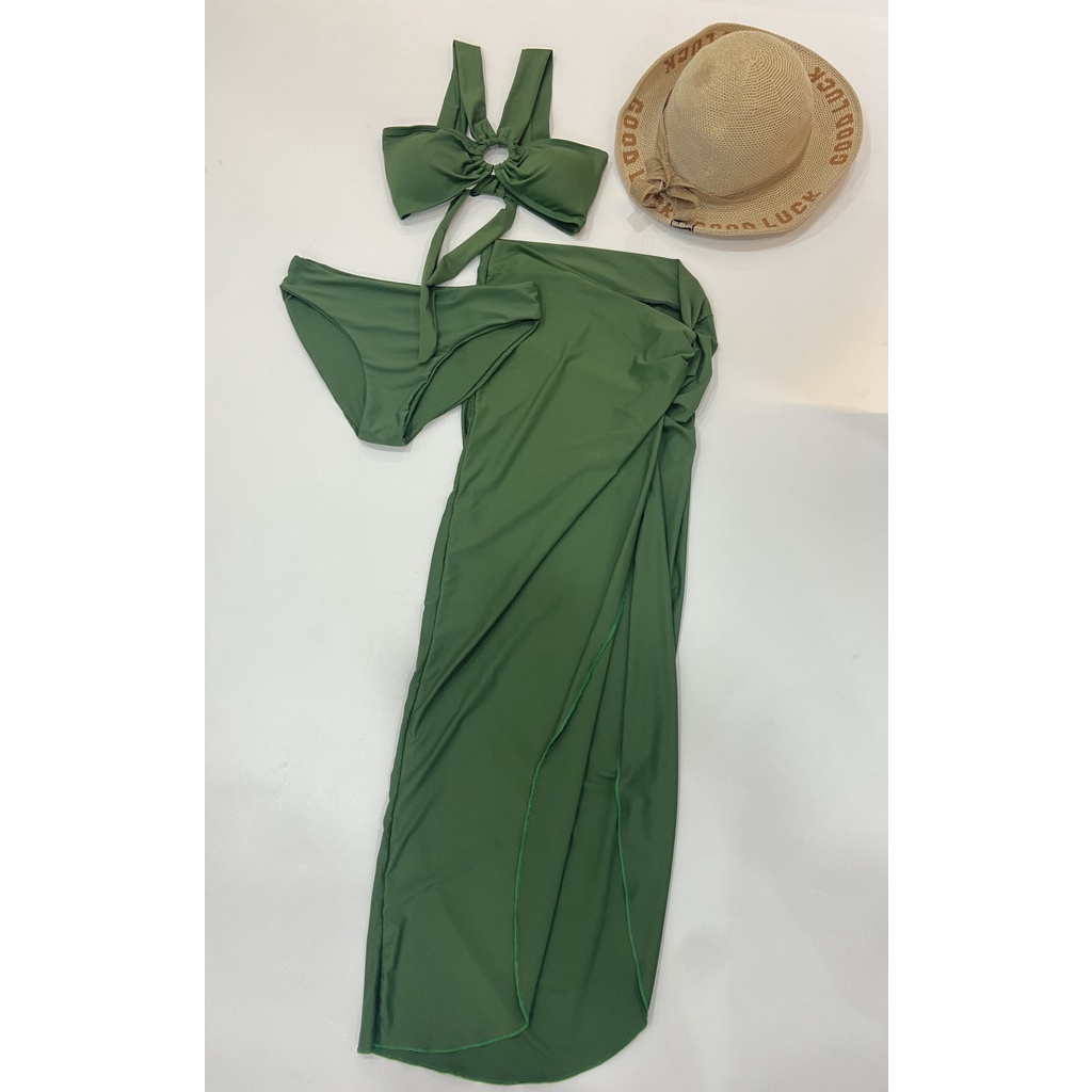 SET BIKINI ĐI BIỂN, ĐỒ BƠI HAI MÃNH KHOEN KÈM QUÂY CHỮ V HỒ NGỌC HÀ SANG CHẢNH ODERI BM-012