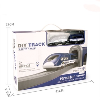 Set 92 / 66 Đồ Chơi Đường Ray Xe Lửa Tốc Độ Cao Cho Bé