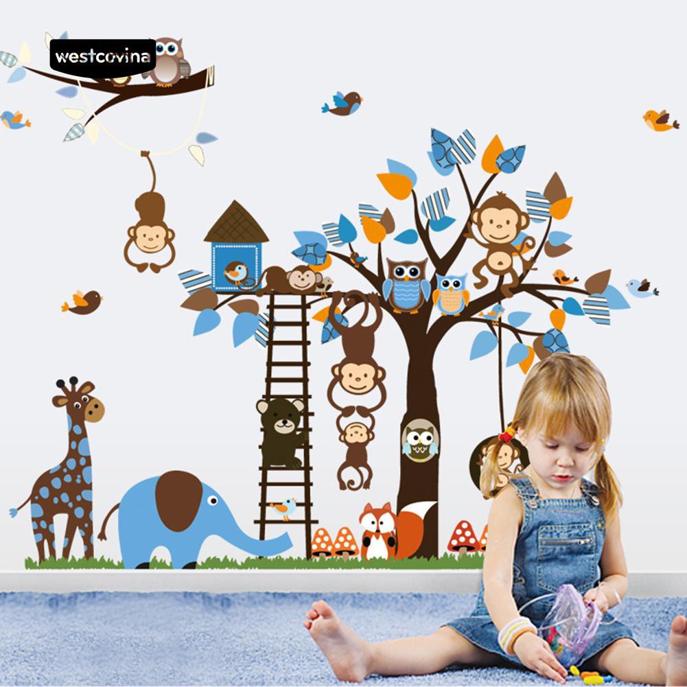 Đề can dán tường trang trí hình thú