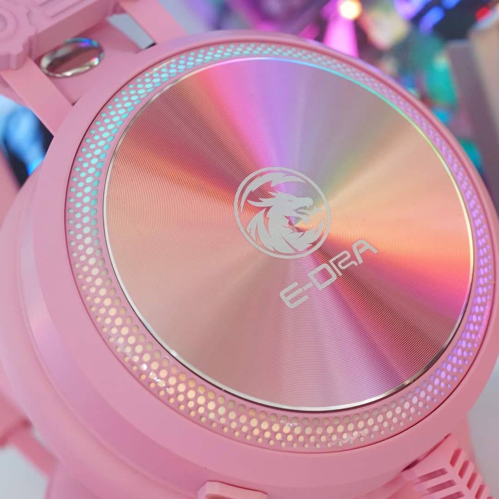 Tai nghe E-Dra EH412 Pro Pink led RGB, âm thanh 7.1 - Hàng chính hãng