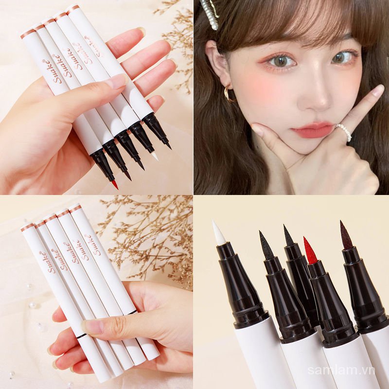 Bút kẻ mắt dạng lỏng Suake 6 màu sắc tùy chọn chống thấm nước lâu trôi không nhòe