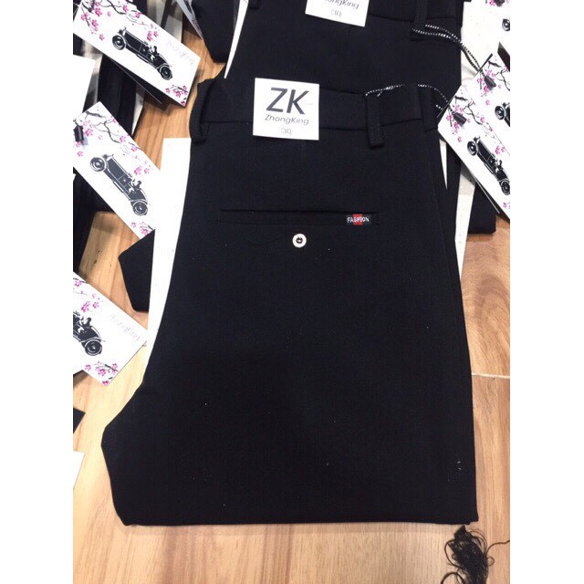 Quần Tây Âu Phom Ôm Chất Thun giản 4 chiều | BigBuy360 - bigbuy360.vn