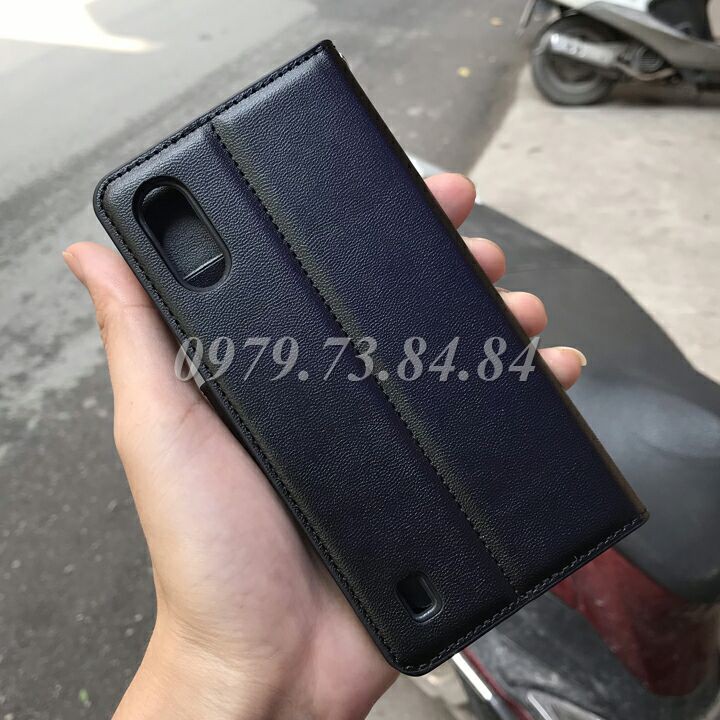 [Giá rẻ nhất ] Bao da SamSung Galaxy A01 dạng ví hiệu Hanman có quai cài | BigBuy360 - bigbuy360.vn