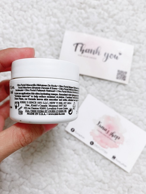 Mặt Nạ Ngủ Dưỡng Ẩm Kiehl’s Ultra Facial Overnight Hydrating Masque 28ml