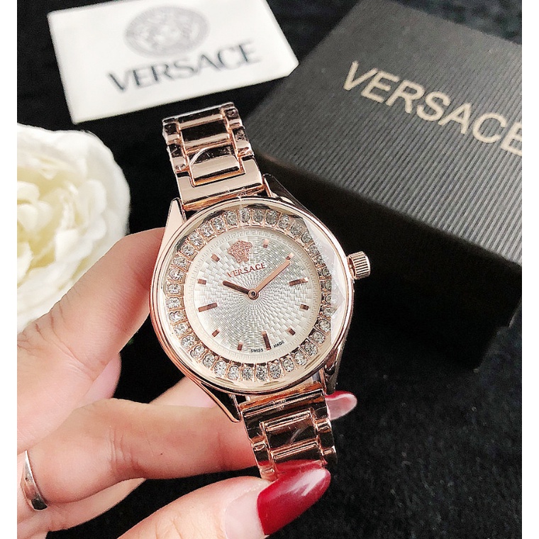 Đồng Hồ Thời Trang Đính Kim Cương Gypsophila Sang Trọng Cho Nữ