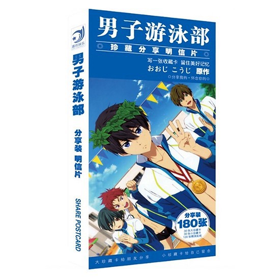 ( không kèm hộp) Lomo 30 ảnh Free! Iwatobi câu lạc bộ bơi lội bộ ảnh anime chibi