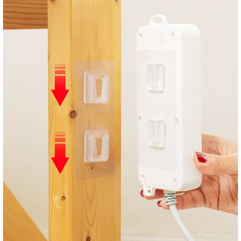 Miếng dán treo tường cố định ổ cắm điện và các thiết bị điện khác bảo vệ an toàn cho trẻ nhỏ