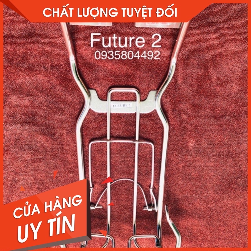 Baga xe future 2 loại inox kèm theo kẹp lò xo