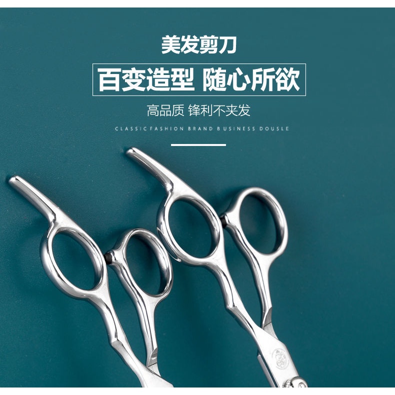 Hàng Mới Về Bộ Kéo Cắt Tóc Răng Phẳng Chuyên Nghiệp Cho Bé Gái