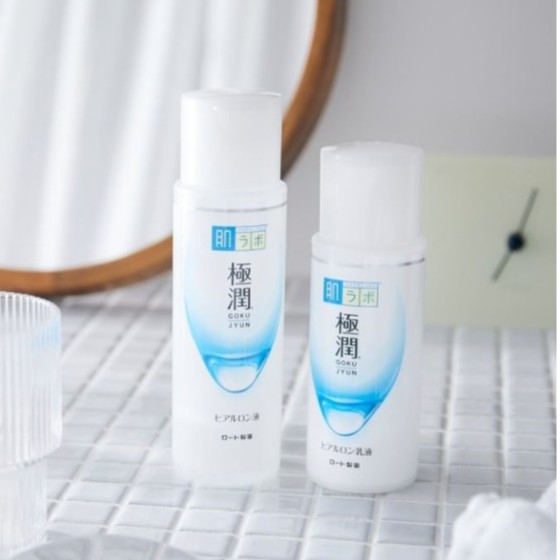 Nước Hoa Hồng Cấp Ẩm Rohto Hada Labo Gokujun Hyaluron Liquid Nhật Bản 170ml - Màu Trắng