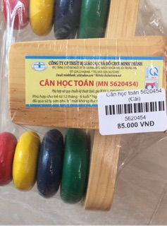 Đồ chơi cân học toán bằng gỗ