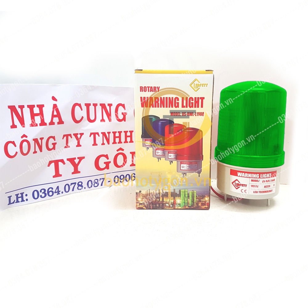 Đèn chớp cảnh báo Usafety-220V có còi/không còi