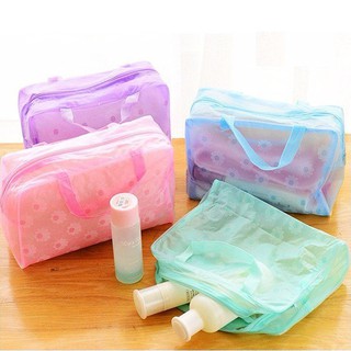 Lẻ 1 Túi đựng mỹ phẩm trong suốt nhiều màu - BUMSHOP79