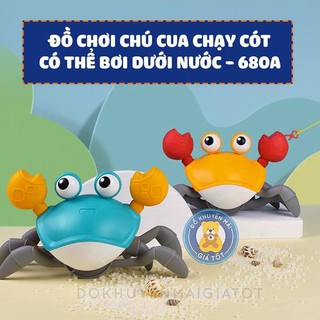 ĐỒ CHƠI CUA BÒ NGANG CHẠY DÂY CÓT SIÊU TO CHO BÉ 25X12X12CM