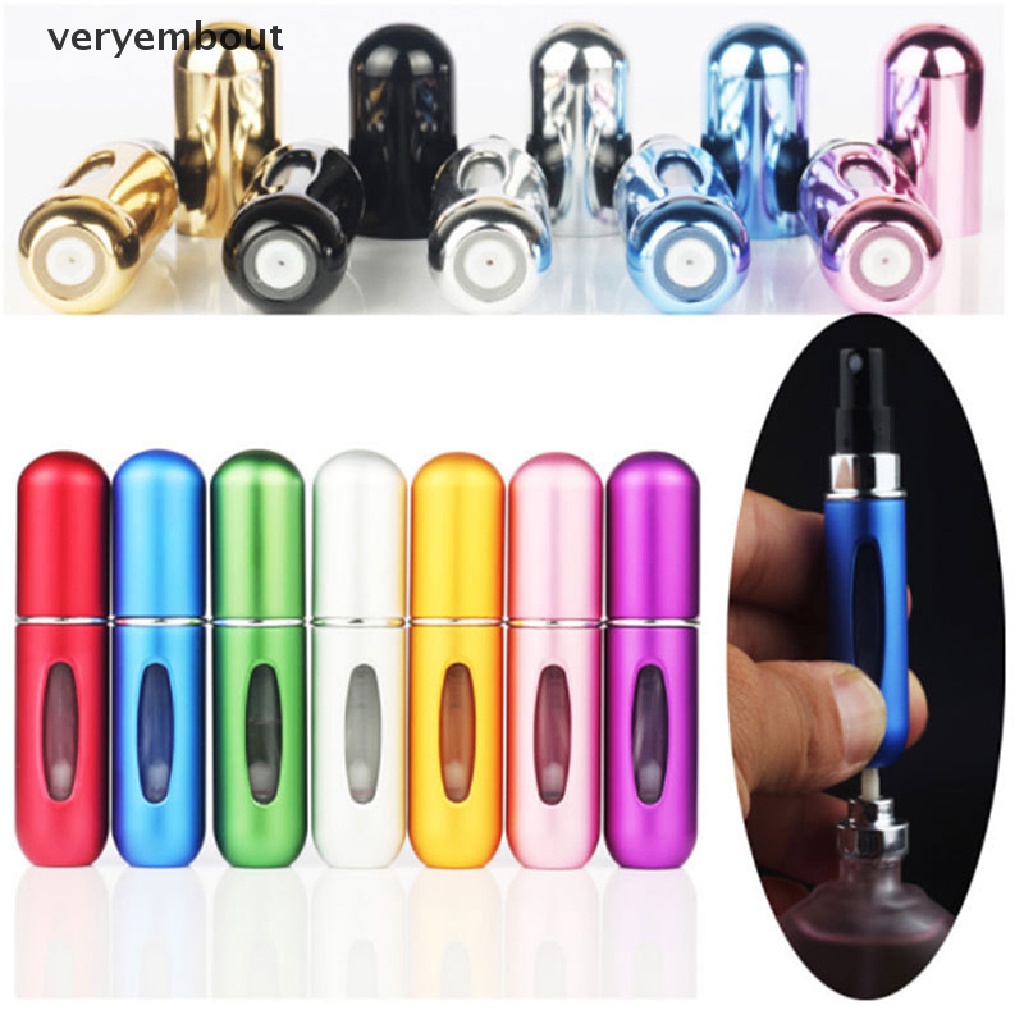 5ml Portable Mini Refillable Perfume Bottle Empty Cosmetic Spray Atomizer Bottle .