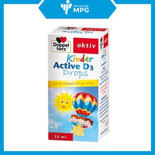 Doppel herz Kinder Active D3 Drops - Bổ sung Vitamin D3 cho trẻ nhỏ