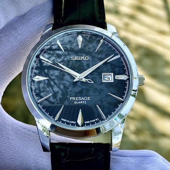 Đồng Hồ Nam Seiko JAPAN Cao Cấp Chống Nước Chống Xước Kim dạ quang , Kiểu Dáng Trẻ Trung - Bảo Hành 36 Tháng.
