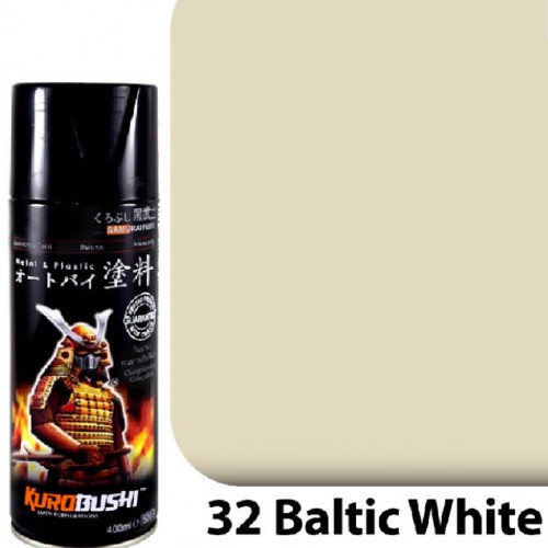 Sơn xịt Samurai Kurobushi - MÀU TRẮNG BALTIC 32 (400ml)