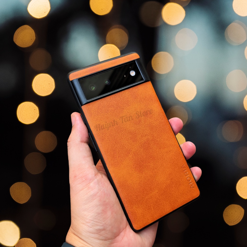 Ốp lưng pixel 8 8 pro 7 7 pro  7a  6  6 pro  6a da chính hãng aioria chống bám vân tay bảo vệ camera phụ kiện huỳnh tân