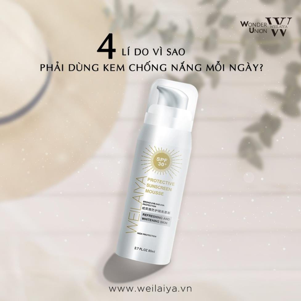Kem Chống Nắng,Bọt Chống Nắng Weilaiya (Protetive Sunscreen Mouse) | BigBuy360 - bigbuy360.vn