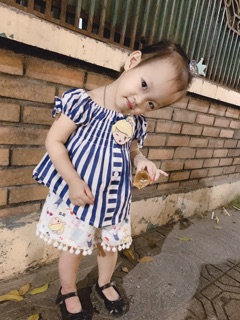 Set đồ Babies bé gái (sẵn hàng, video, ảnh thật)
